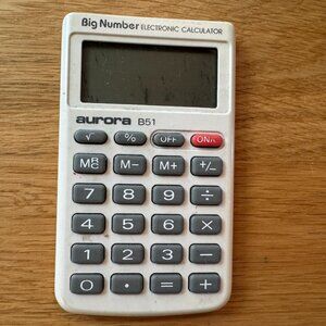 Aurora Calculator B51 Big Number Electronic Calculator